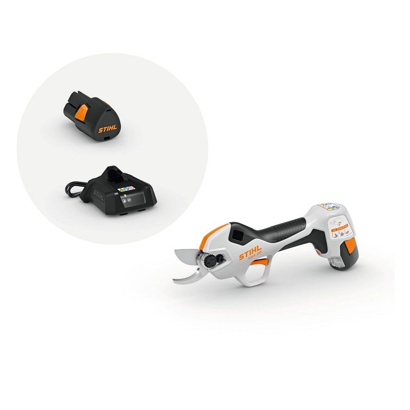 Aкумулаторна ножица за клони STIHL ASA 20 SET, 0.6 kW, 12 V, 25 мм